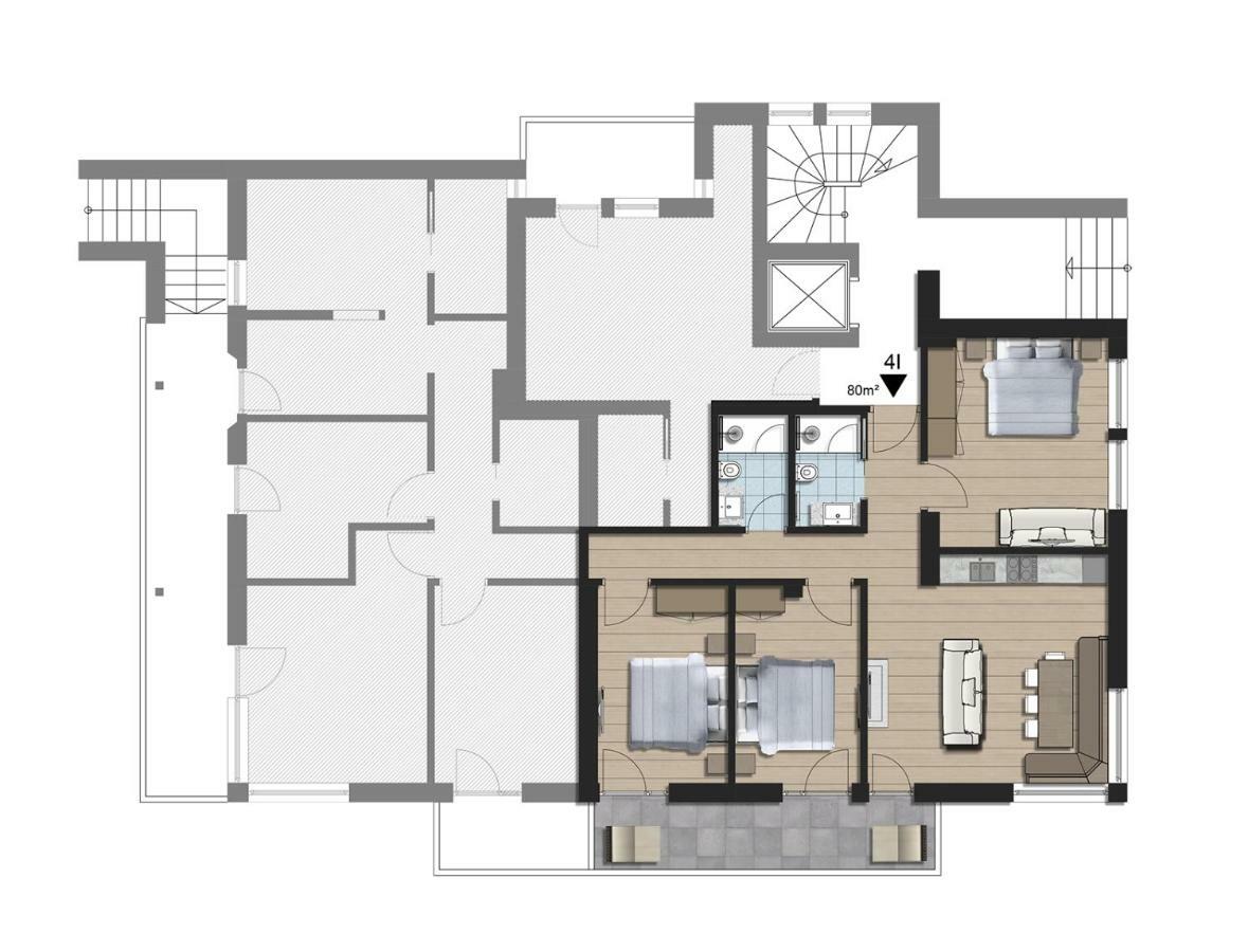 Residence Magdalena Ортізеї Екстер'єр фото
